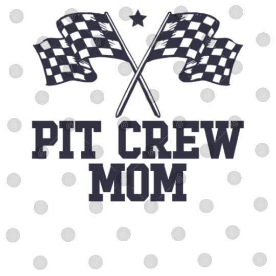 Pit Crew Mom Racing Enthusiast Racer Birthday Gift Digital Files