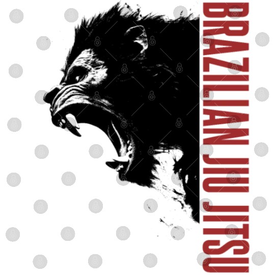 Gorilla Head Brazilian Jiu Jitsu Bjj Gift Digital Files