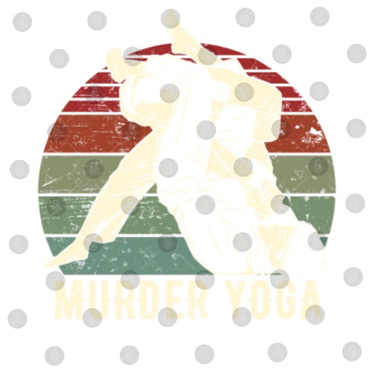 Funny Brazilian Jiu Jitsu Murder Yoga Gift Digital Files