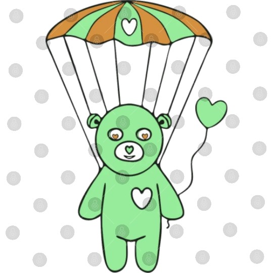 Teddy Bear - The Green Skydiver Digital Files