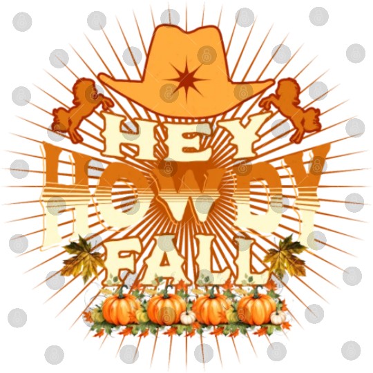 Howdy Fall, Thanksgiving and Horses Digital Files