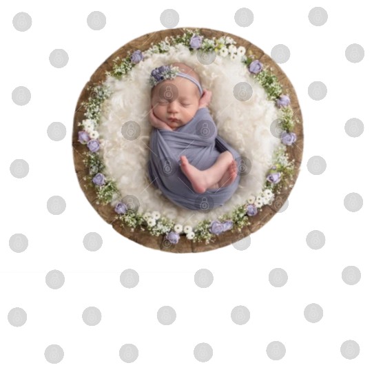 Lavender newborn girl pictures Digital Files
