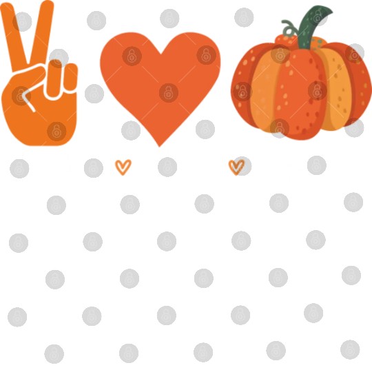 Peace Love Fall Autumn Lover Pumpkins Halloween Digital Files
