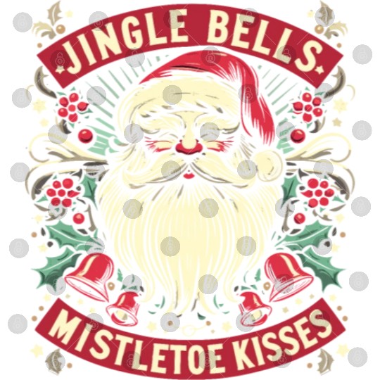 Jingle Bells Mistletoe Kisses Digital Files