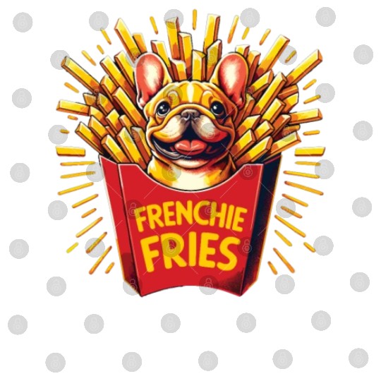 Frenchie Fries - Cute French Bulldog Fries Digital Files