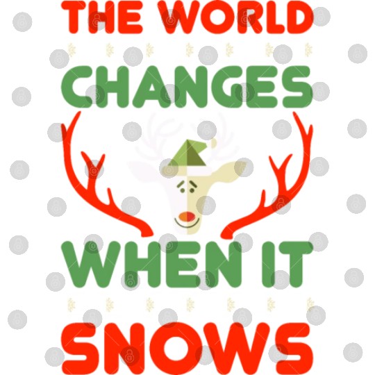 The world changes when it snows Digital Files