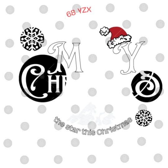Merry Christmas fashion Digital Files