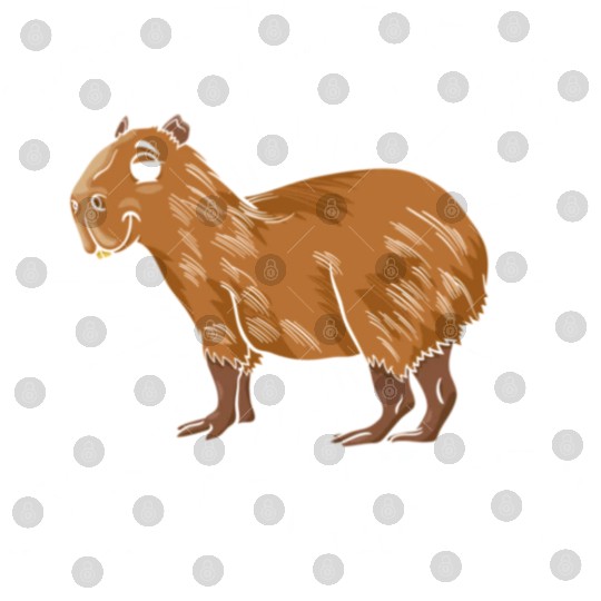 Funny Capybara Digital Files