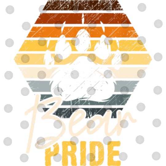 Bear Community Bear Paw Bear Flag Gay Bear Pride Digital Files