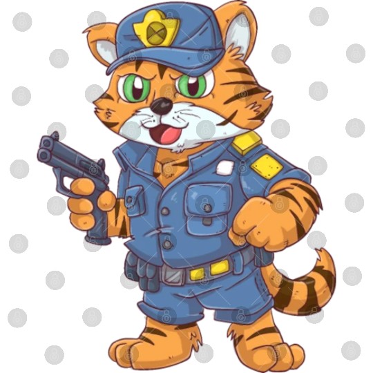 Tiger policeman Digital Files