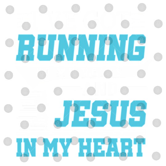 Running And Jesus Fitness Workout Cardio Christian Digital Files