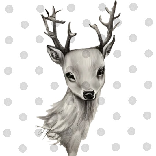 Cute fantasy deer animal Digital Files