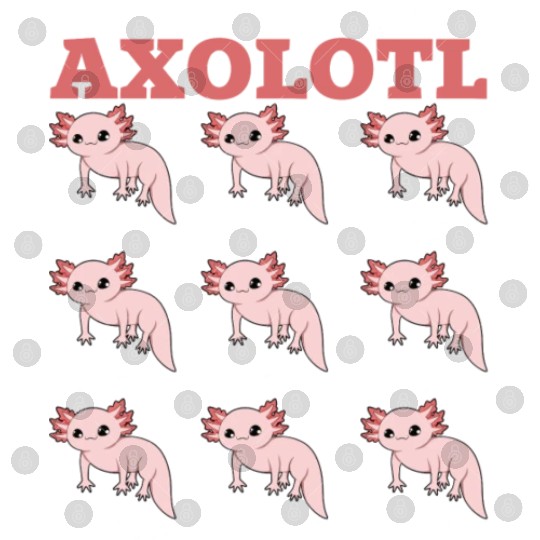 Moods Of An Axolotl Axolotls Lover Digital Files