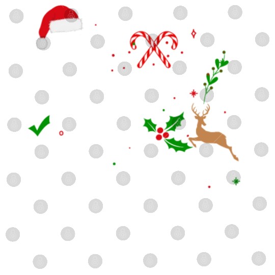 Christmas Nice Naughty Left Unsupervised Reindeer Digital Files