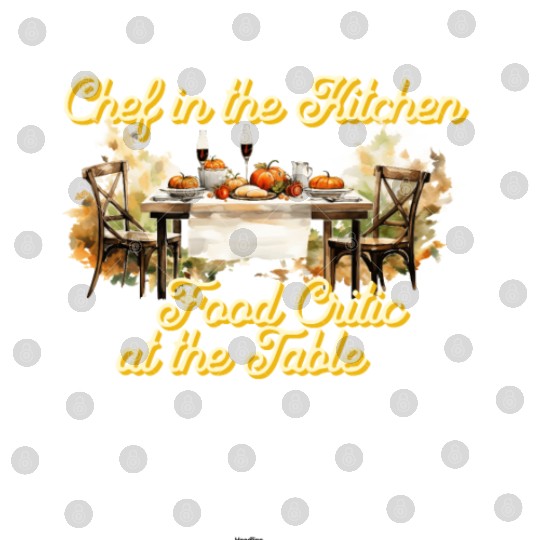 Chef in the Kitchen Food Critic at the Table Digital Files