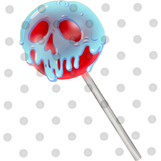 Poison Apple Halloween Candy Lollipop Digital Files