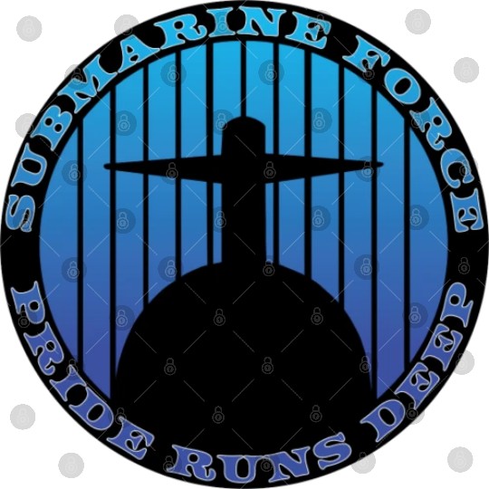 Submarine Force Pride Runs Deep Ocean Blue Digital Files