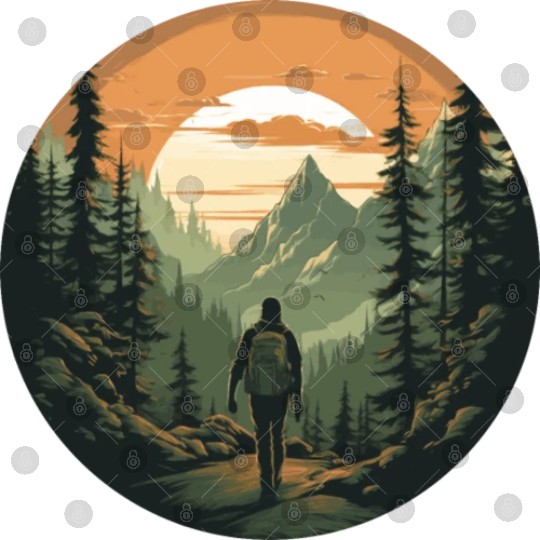 Forest nature trekking adventure Digital Files