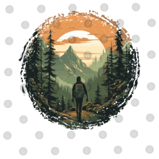 Forest nature trekking adventure Digital Files