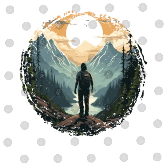 Forest nature trekking adventure Digital Files