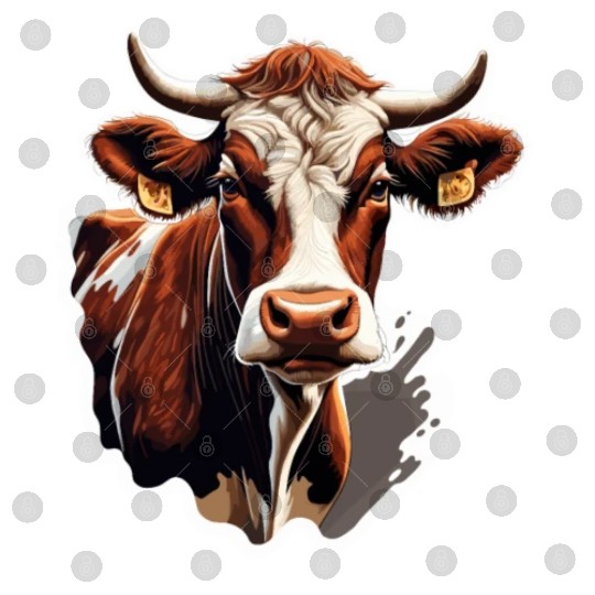 Brown Cow / Beef / Animal / Farmer / Milk / muh Digital Files