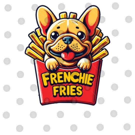 Frenchie Fries - Cute French Bulldog Fries Digital Files