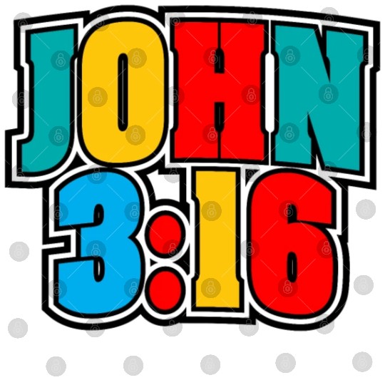 John 3:16 Love Jesus Bible Text Christian Digital Files