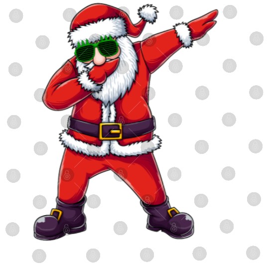 Fueled by Hot Cocoa, dabbing Santa Digital Files