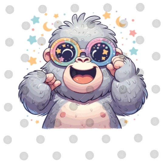 Gorilla With Sunglasses Digital Files