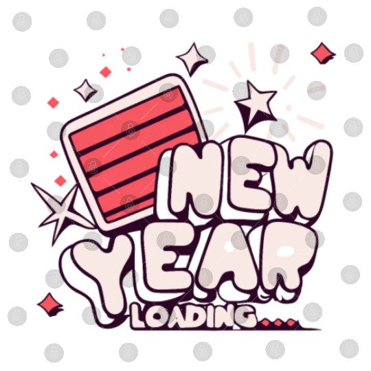 NYE New Year Loading Cheers To Festive New Year's Digital Files