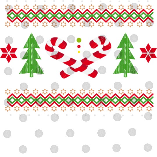 Candy canes pattern for Christmas Digital Files