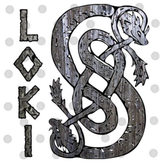 Loki's Symbol The Serpent Digital Files Thor Mjolnir Valknut