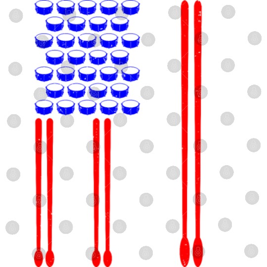 Druming Drummer usa flag for 4th of july Digital Files