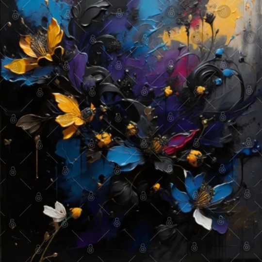 Abstract painting Digital Files