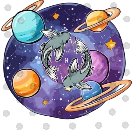 Pisces zodiac sign Digital Files