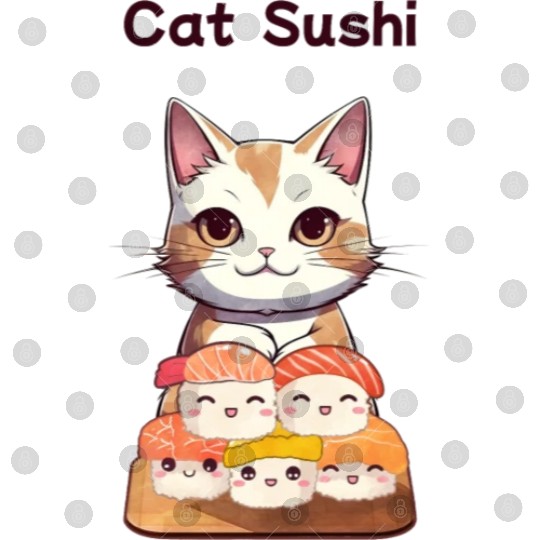 Cat Sushi Digital Files