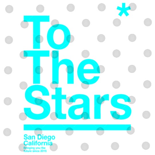 To The Stars Light Blue Digital Files