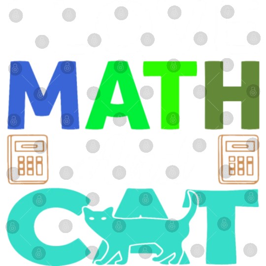I Love Math And Cats lover Digital Files