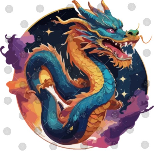 traditional Chinese dragon Digital Files