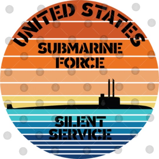 Sunset Us Submarine Force Silent Service Digital Files