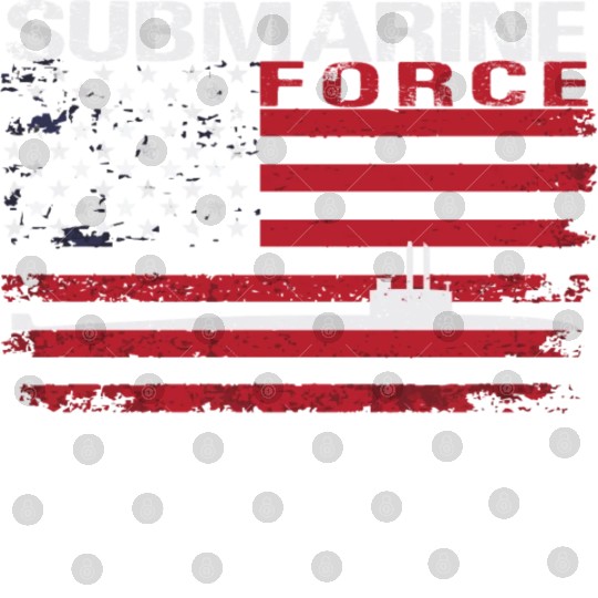 Submarine Force Usa Flag White Stars Digital Files