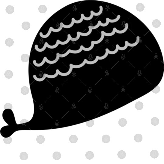 Lonely Black Whale In The Ocean Digital Files