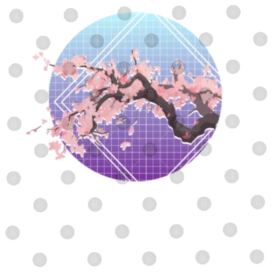 Lofi Aesthetic Sakura Cherry Blossom Tree Japanese Digital Files