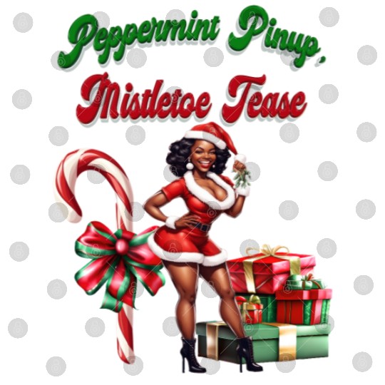 Peppermint Pinup, Mistletoe Tease Digital Files