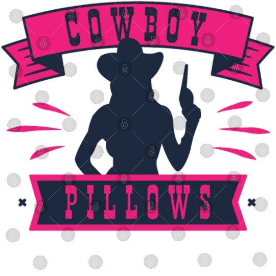 Cowboy Pillows Southern Girl Texas Lady Funny Digital Files