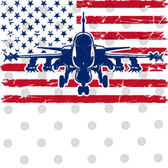 US Flag Airplane Patriotic American Pilot Digital Files