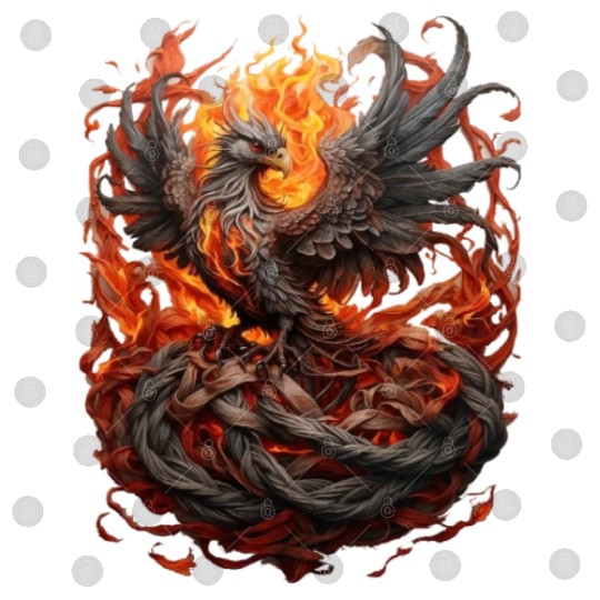 Phoenix Ascendant: Majestic Bird Design Digital Files