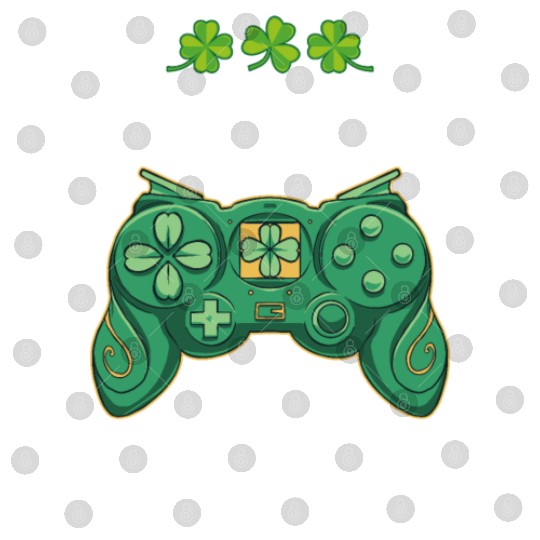 Irish I Was Gaming Gamer Games St Patrick's Day Digital Files