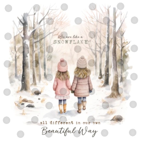 Cute Kids In Winter Wonderland Digital Files