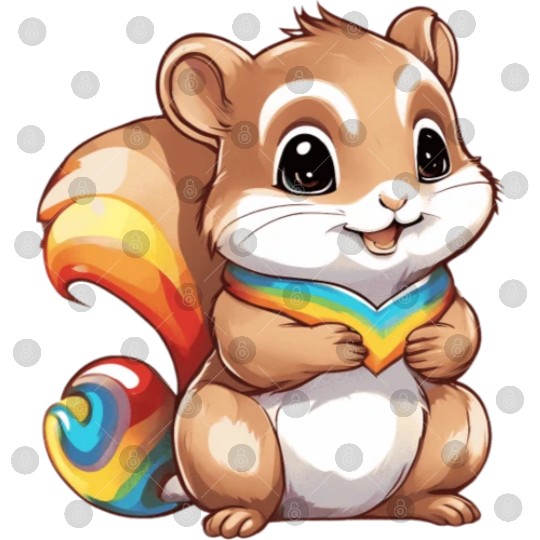 Cute Squirrel Digital Files